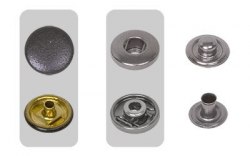 Кнопки Micron PMB-02 "альфа" металл d 12,5 мм