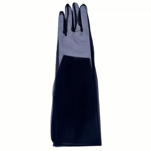 Перчатки длинные черные "Вуаль ZERO LONG" / арт. 286-62ч