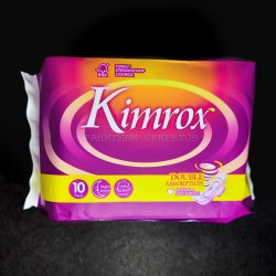 Хлопковые ночные прокладки Kimrox Ultrathin Pad Cotton Surface (28,5 см., 10 шт.) / арт. 229-7