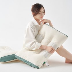 Подушка хлопковая с гречневой лузгой (48*74 см.) / арт. 286-1