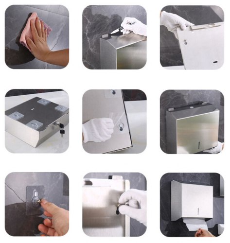 Диспенсер для бумажных полотенец + уп. салфеток / арт. 238-40