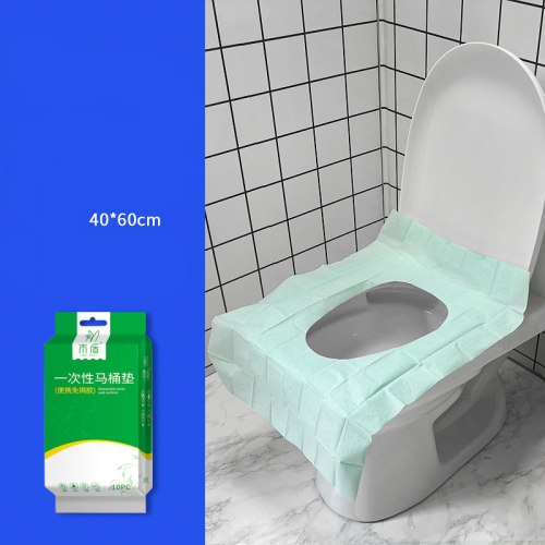 Одноразовый чехол для крышки унитаза на клейких полосках (1 шт.) / арт. 287-184