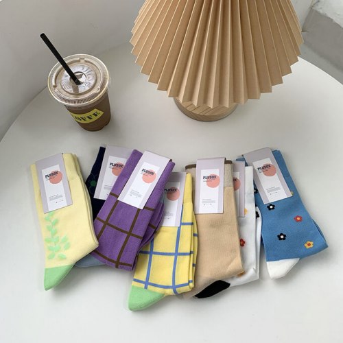 Носки цветные в корейском стиле / арт. 246-34