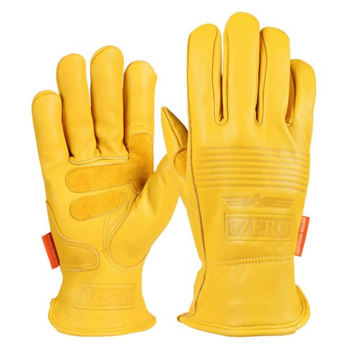 Перчатки кожаные желтые OZERO / арт. 228-86ж