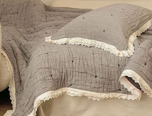 Комплект марлевый "Grey Cream Puff", 150*200 см. / арт. 279-16