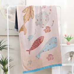 Плед полотенце из многослойной марли / арт. 280-9