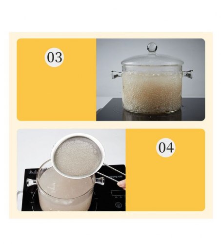 Крахмальные шарики белые Tapioca Pearl Bubble Tea (Boba, тапиока, 200 гр., рецепт внутри!) / арт. 281-82