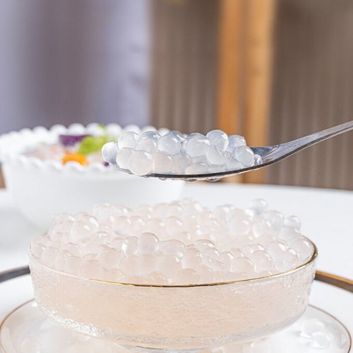 Крахмальные шарики белые Tapioca Pearl Bubble Tea (Boba, тапиока, 200 гр., рецепт внутри!) / арт. 281-82