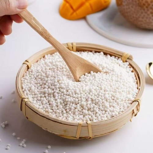 Крахмальные шарики белые Tapioca Pearl Bubble Tea (Boba, тапиока, 200 гр., рецепт внутри!) / арт. 281-82