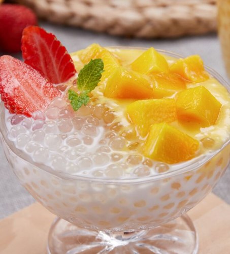 Крахмальные шарики белые Tapioca Pearl Bubble Tea (Boba, тапиока, 50 гр., рецепт внутри!) / арт. 281-83