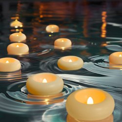 Плавающая светодиодная свеча LED Candle (1 шт.) / арт. 280-27