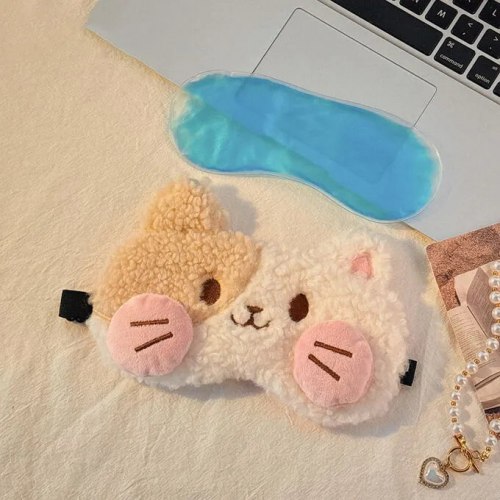 Маска для сна с охлаждающим пакетом "Котик" / арт. 284-67