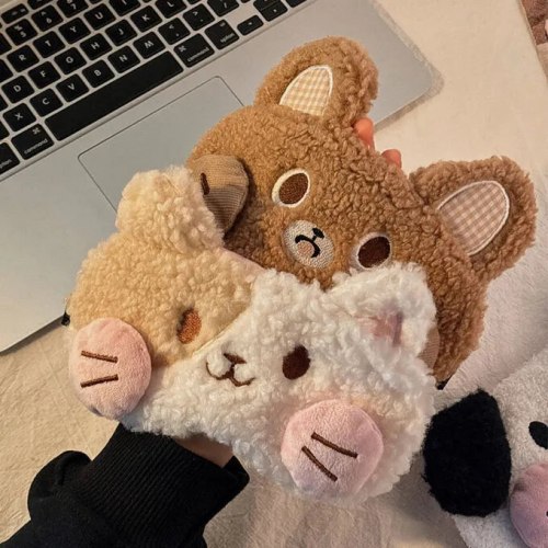 Маска для сна с охлаждающим пакетом "Котик" / арт. 284-67