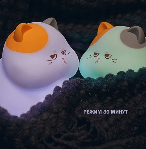 Ночной светильник "Жадный Кот" / арт. 284-73