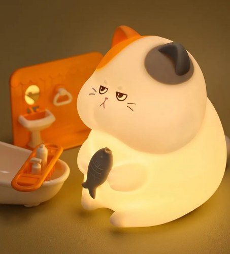 Ночной светильник "Жадный Кот" / арт. 284-73