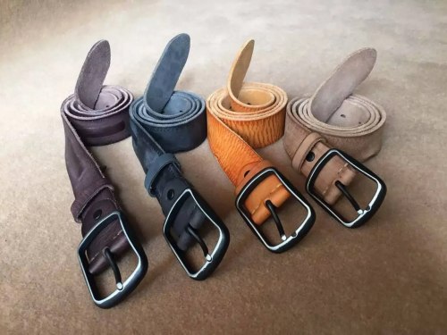 Кожаный ремень ручной работы (в коробке) / арт. 284-17