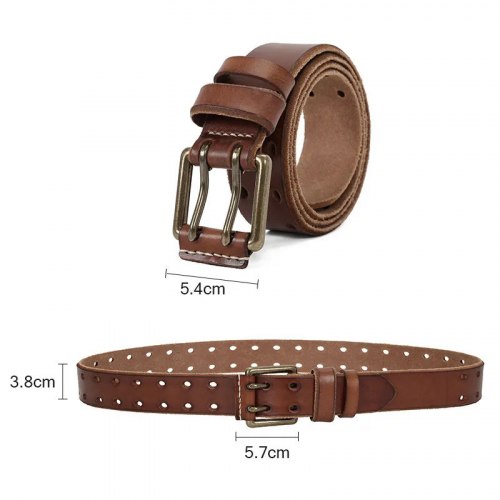 Кожаный ремень ручной работы / арт. 284-6