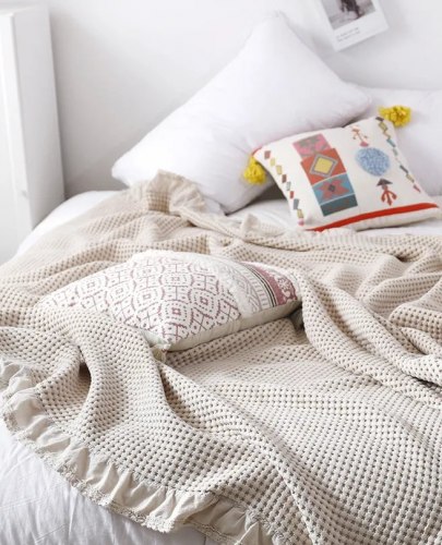 Покрывало хлопковое "Waffle", 150*200 см. / арт. 284-32