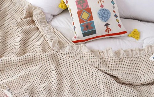 Покрывало хлопковое "Waffle", 150*200 см. / арт. 284-32