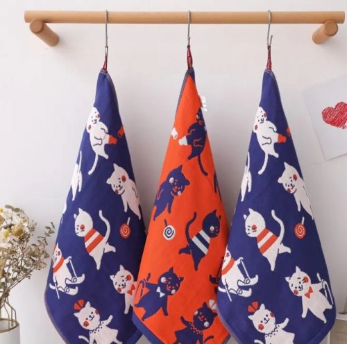 Салфетка марлевая с рисунком, 34*40 см. / арт. 284-49