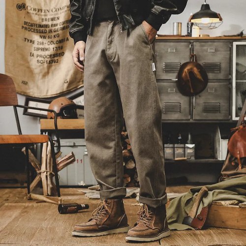 Хлопковые брюки с утеплителем UNISEX / арт. 285-13