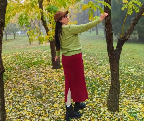 Юбка теплая миди (темно-серый) / арт. 281-90