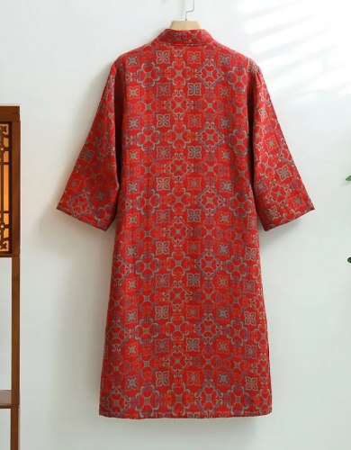 Халат хлопковый "Мандариновая утка" XL (унисекс) / арт. 286-4