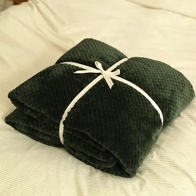 Плед из флиса "Хвойный лес", 200*230 см. / арт. 288-17