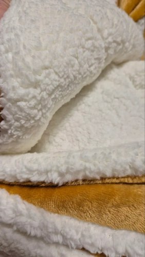 Плед из шерп-флиса двухслойный "Медовик", 200*230 см. / арт. 288-16