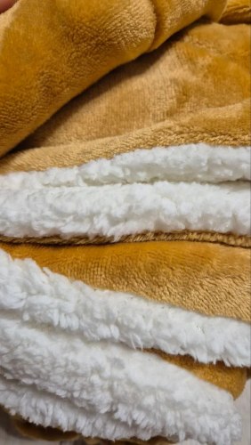 Плед из шерп-флиса двухслойный "Медовик", 200*230 см. / арт. 288-16