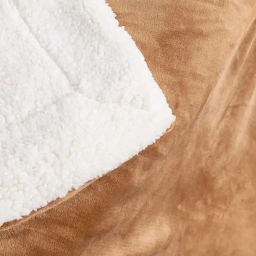 Плед из шерп-флиса двухслойный "Медовик", 200*230 см. / арт. 288-16