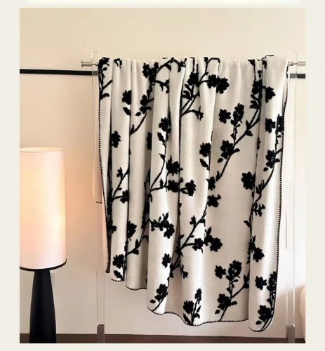 Покрывало флисовое "Розы в молоке", 200*230 см. / арт. 288-14