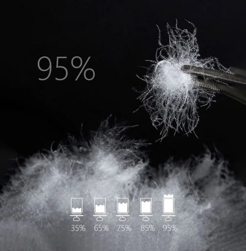 Подушка анатомическая с пуховым чехлом (Япония) / арт. 288-22