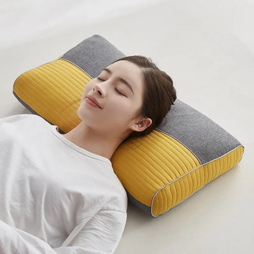 Подушка с наполнителем из гречневой лузги "Желтая" / арт. 288-24