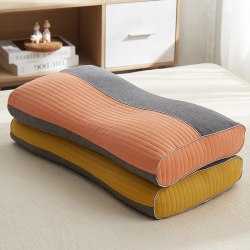 Подушка с наполнителем из гречневой лузги "Оранжевая" / арт. 288-25