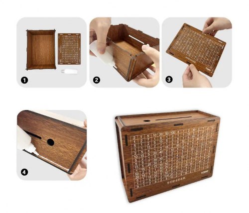 Деревянный пазл-конструктор Wacocetoy «Ночной город», 284 шт. / арт. 288-81