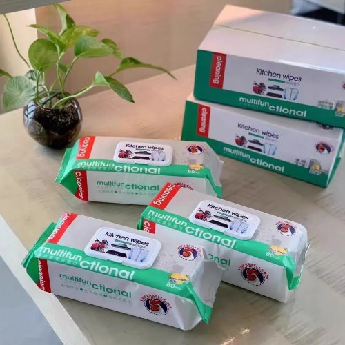 Кухонные влажные салфетки для уборки "Мультифункциональные", 80 шт. / арт. 289-72