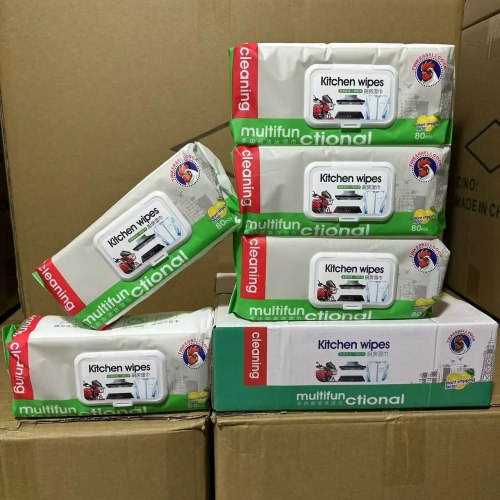 Кухонные влажные салфетки для уборки "Мультифункциональные", 80 шт. / арт. 289-72