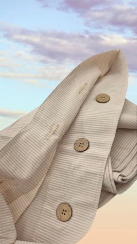 Комплект хлопковых наволочек "Бежевая полоска", 2 шт. / арт. 289-11