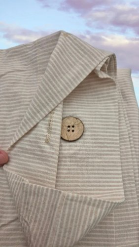 Комплект хлопковых наволочек "Бежевая полоска", 2 шт. / арт. 289-11