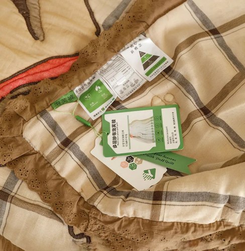 Марлевое хлопковое одеяло "Пуппи", 150*200 см. / арт. 287-26