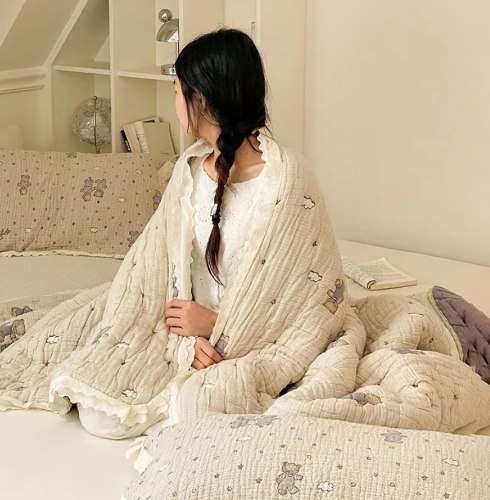 Комплект марлевый "Медвежата", 150*200 см. / арт. 287-25