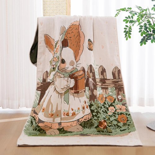 Плед полотенце из многослойной марли / арт. 289-27