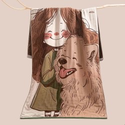 Плед полотенце из многослойной марли / арт. 289-28