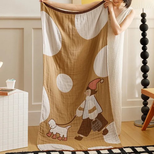 Плед полотенце из многослойной марли / арт. 289-29