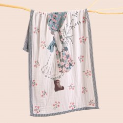 Плед полотенце из многослойной марли / арт. 289-35