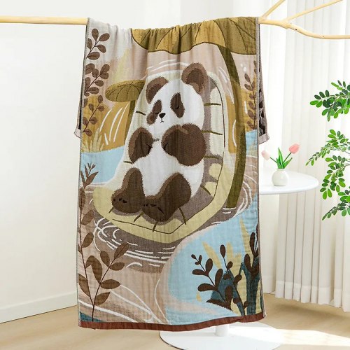 Плед полотенце из многослойной марли / арт. 289-37