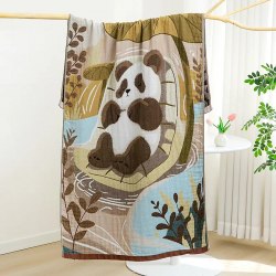 Плед полотенце из многослойной марли / арт. 289-37