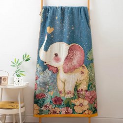 Плед полотенце из многослойной марли / арт. 289-41