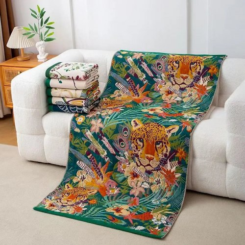 Плед полотенце из многослойной марли / арт. 289-44